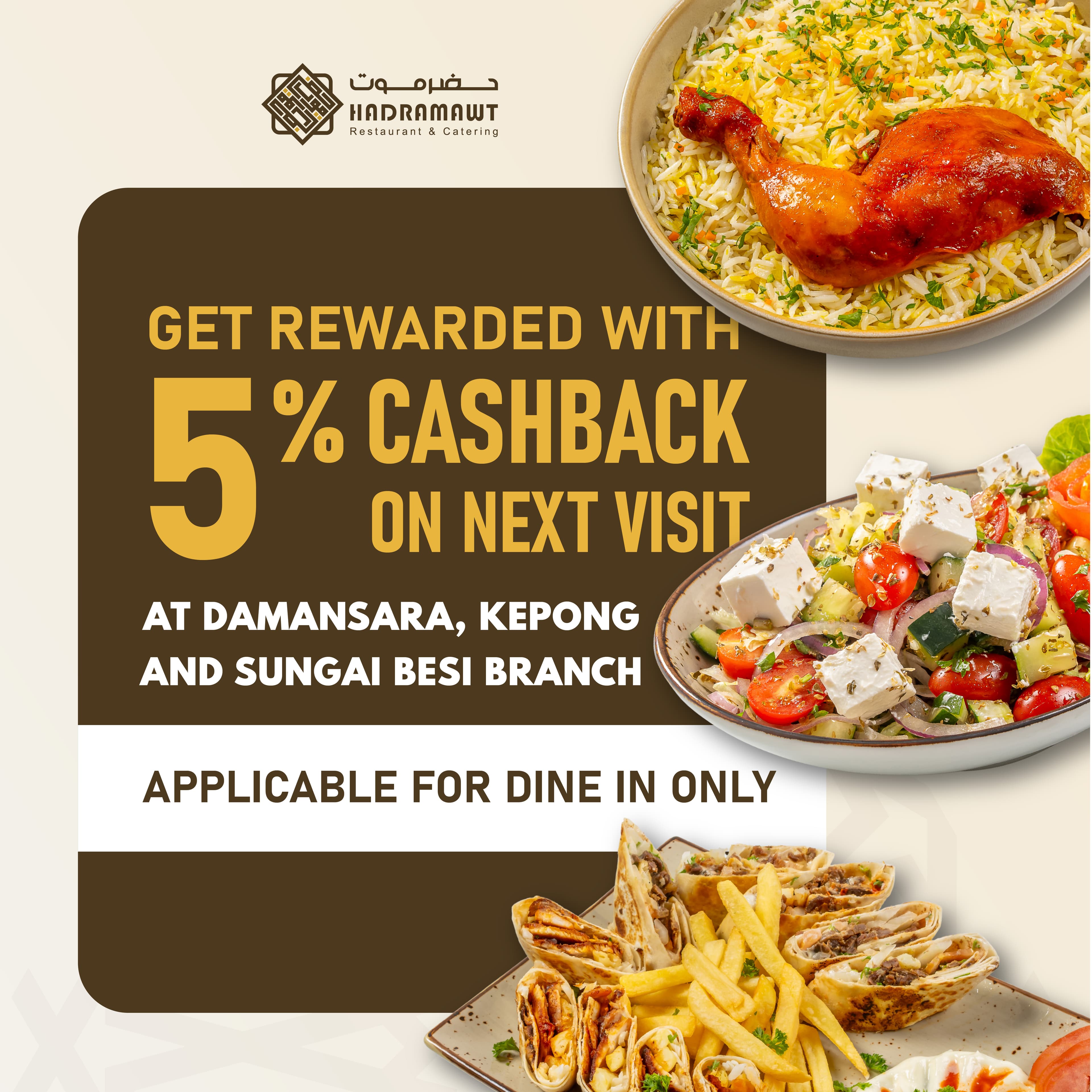 Get Rewarded with 5% Cashback!